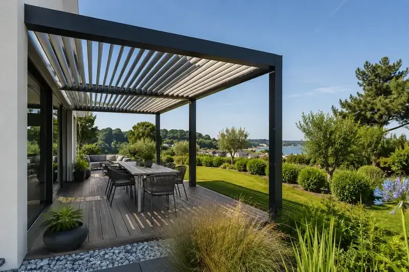 Pergola en Bois dans le Morbihan