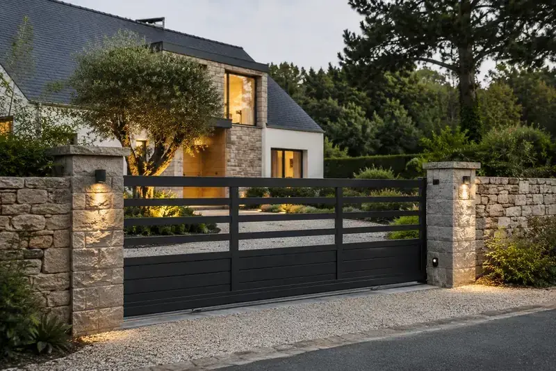 Portail Coulissant Motorisé dans le Morbihan