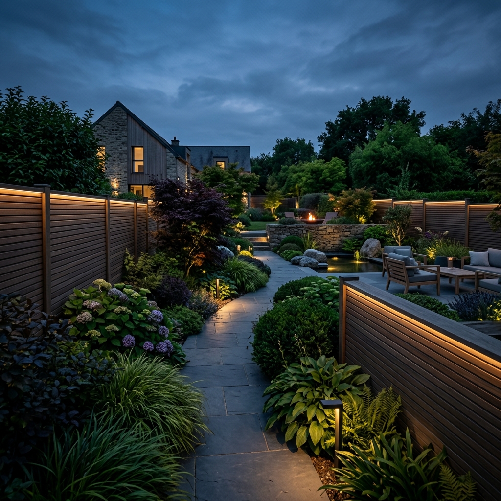 Aménagement d'un jardin paysager moderne par West Clôtures dans le Morbihan